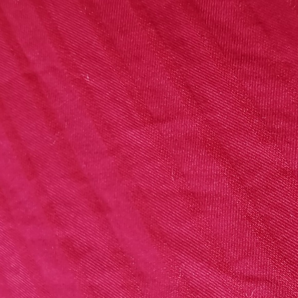 Roundtree & Yorke Men's Long Sleeve Button Down Shirt Fire Engine Red Size Large - Picture 13 of 14